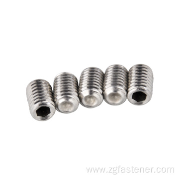 Stainless steel SUS316 set screws with cup point